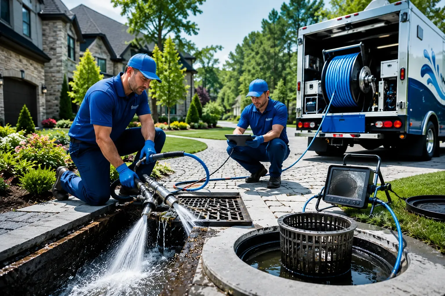Local outdoor drain cleaning professionals in New London, CT